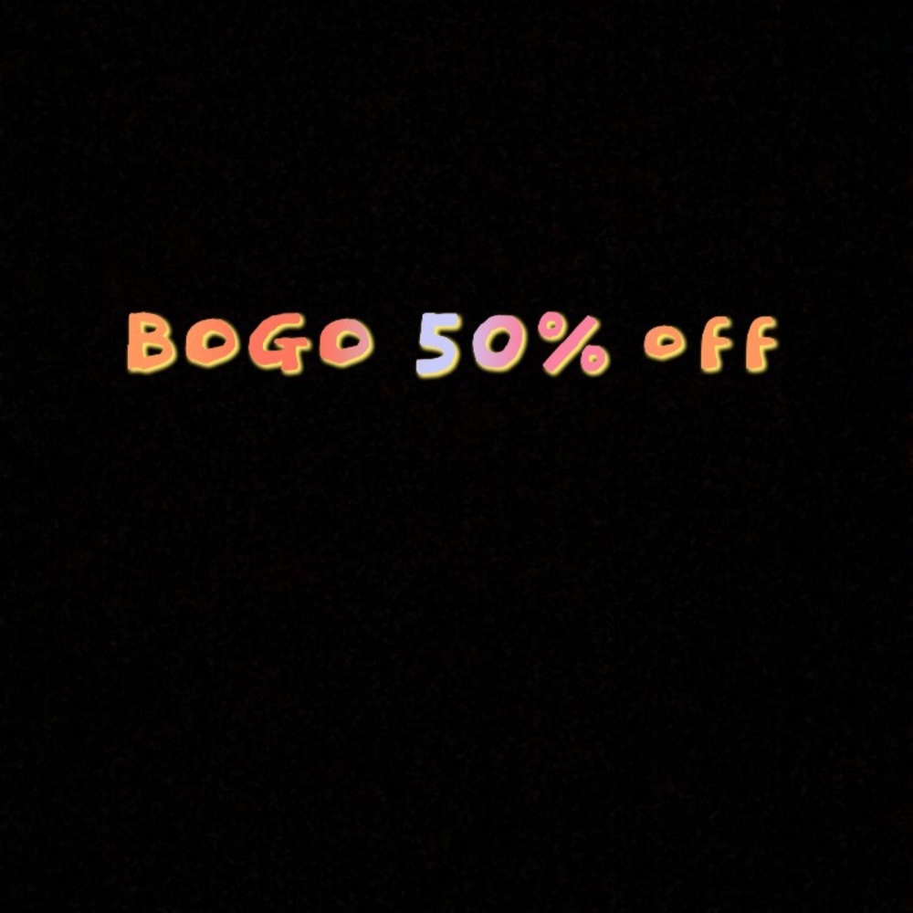 BOGO 50% off of equal or lesser value